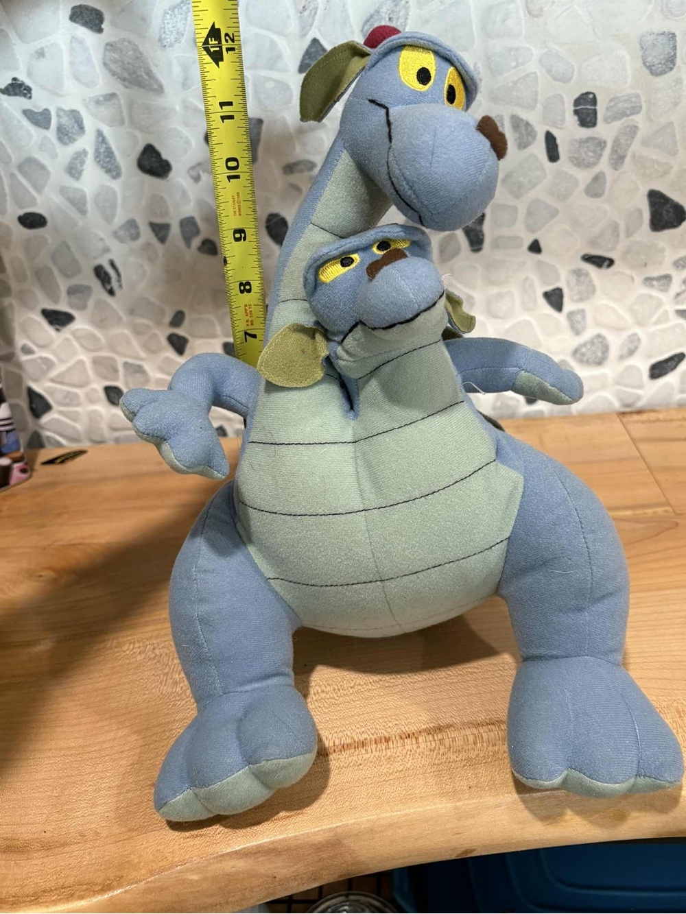 Vintage Devon and Cornwall Dragon Stuffed Animal